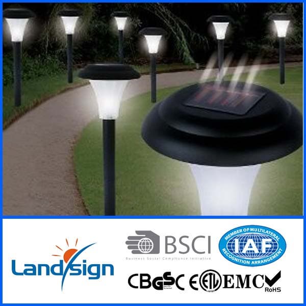 solar energy lamp stainless steel decorative light pole